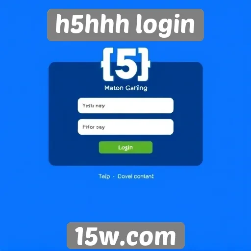 Características principais do site h5hhh login